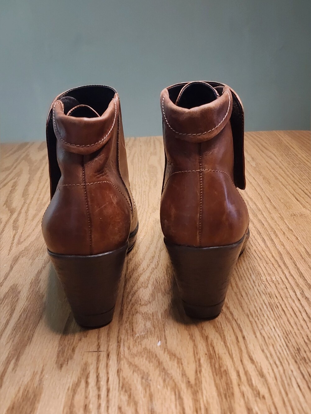 Dansko Romy Brown Leather Ankle Boots Women Size 38 - Picture 11 of 12